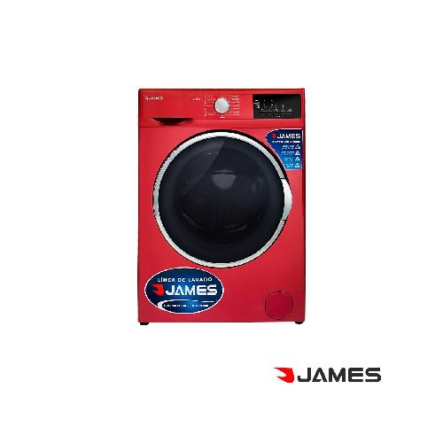 Lavarropa James 1008 Carga Frontal 6 kg Roja