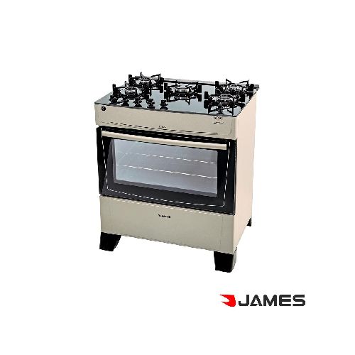 Cocina a Gas James 5 hornallas C-695V Titanium