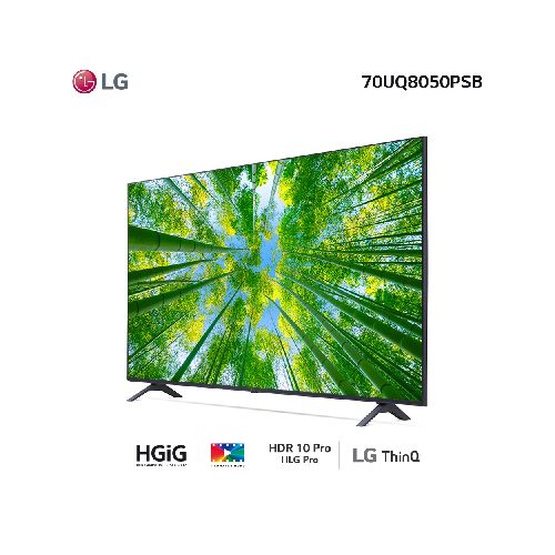 LG UHD 4K 70″ 70UQ8050PSB AI Smart TV