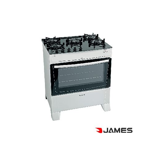 Cocina a Gas James Blanca 5 hornallas C-695V Blanco