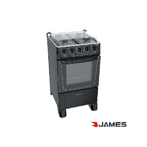 Cocina a Gas James Negra C105B