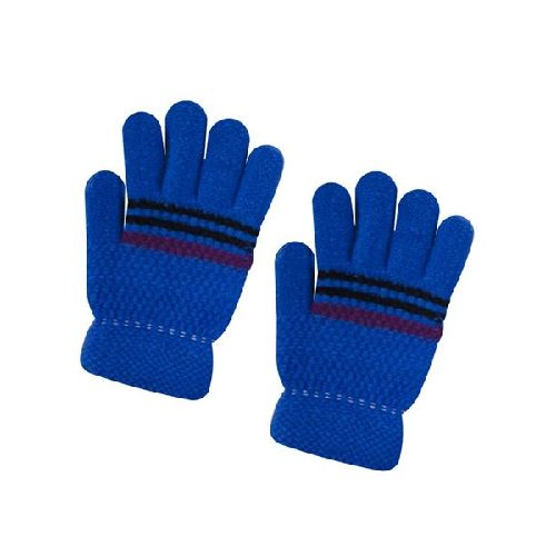 Guantes de lana infantil con rayas