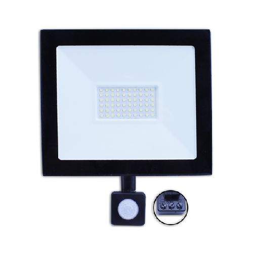 Foco led mini con sensor de movimiento y luz 20W luz fria IP66