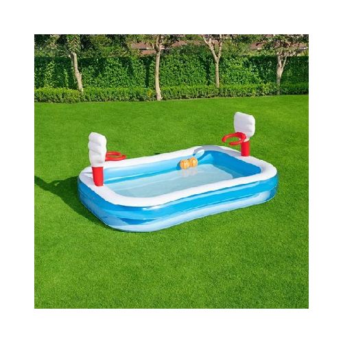 Piscina inflable rectangular con accesorios 636L Bestway