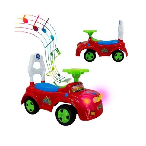 Buggy clásico infantil con luz, sonido, bocina y respaldo