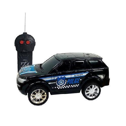 Camioneta policía radio control con luz led