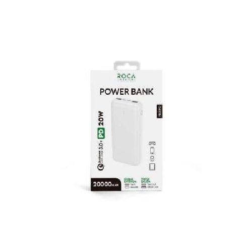 Power Bank ROCA 20000mah cargador inalámbrico