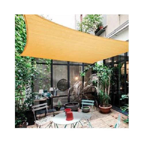 Toldo Vela Sombra 4x4 Con Kit De Instalación Uv 98%