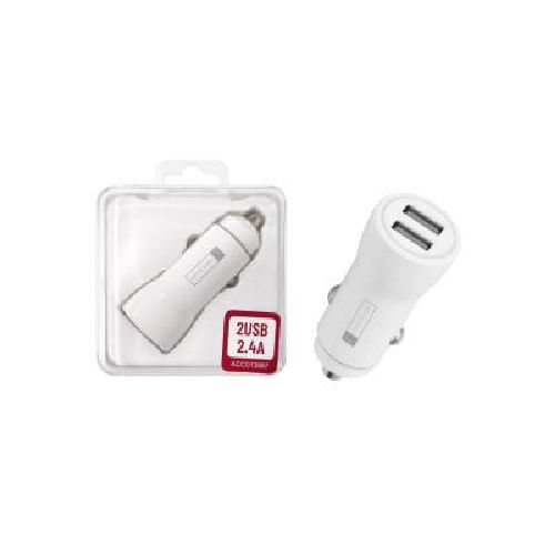 Cargador Auto ROCA TO GO 12W / 2.4A 2x USB A Sin Cable