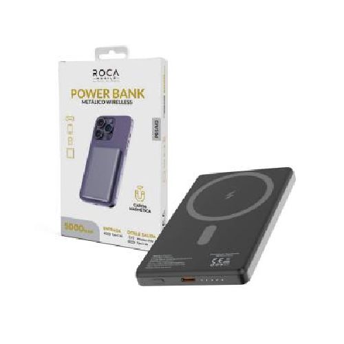 Power bank magnetico ROCA PB5/M3 metalico magnetico