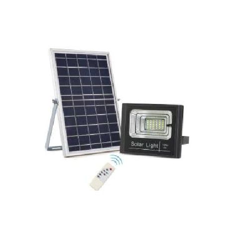 Foco solar led 45w con sensor y control remoto