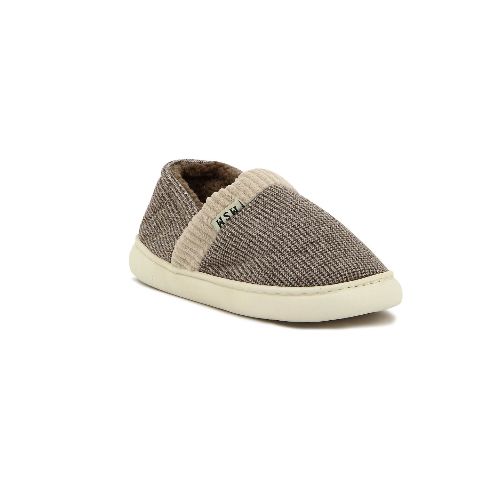 Macri Pantufla Unisex Tela - Marron — Macri