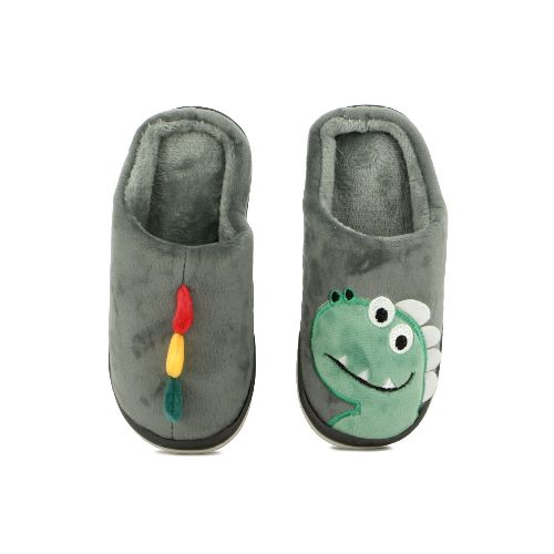 Macri Pantufla Niño/a Dinosaurio - Gris — Macri