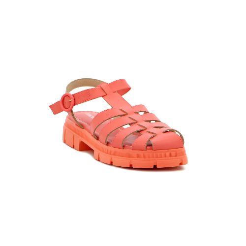 Moleca Sandalia Casual Baja - Coral — Macri