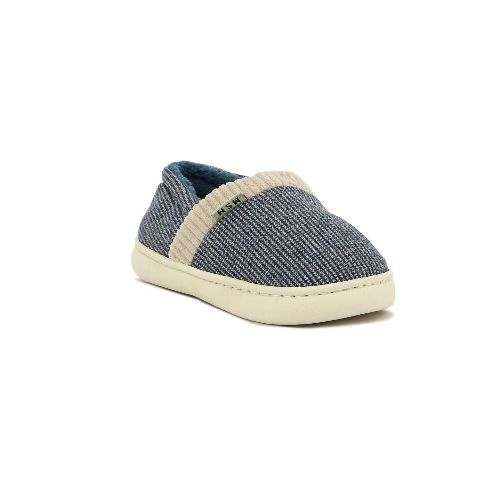 Macri Pantufla Unisex Tela - Azul — Macri