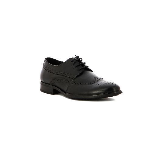 Zapato Starsax Hombre Acordonado C/ Detalle - Negro — Macri