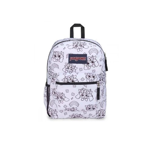 Jansport Mochila Cross Town Anime Emotions 26l - Blanco-negro — Macri