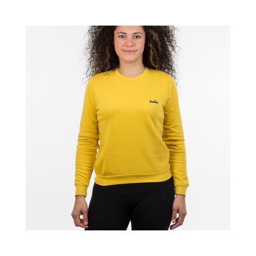 Diadora Buzo Ladies Crew Neck Sweater Mustard - Mostaza — Macri