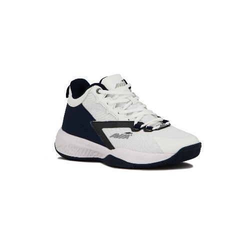 Avia Zapatillas Basket Acordonadas Para Hombre Acero- White/navy - Blanco-marino — Macri