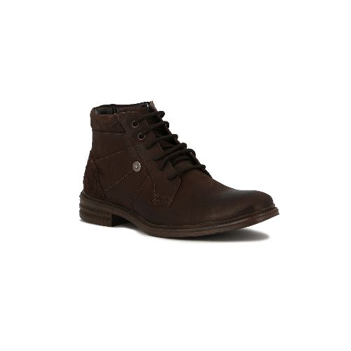 Starsax Bota Acordonada Cuero Hombre - Marron Oscuro — Macri