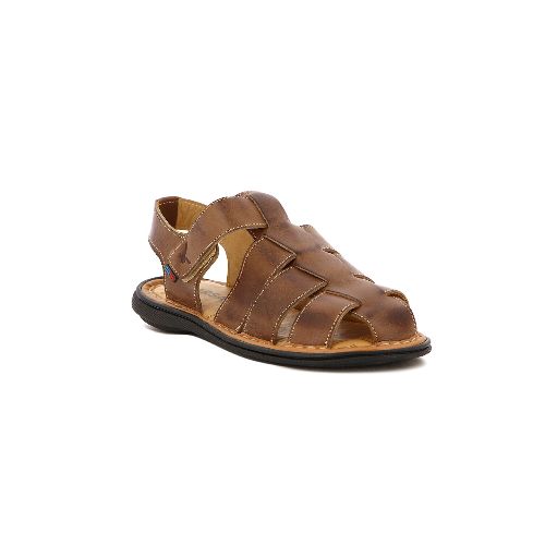 Starsax Sandalia Hombre Franciscanas C/velcro - Tabaco — Macri