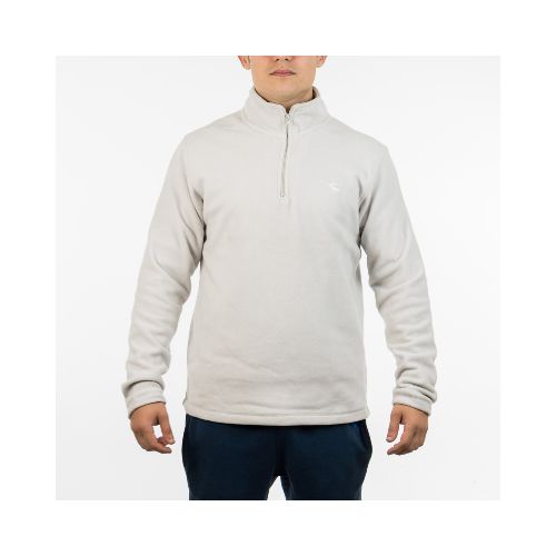 Diadora Men Micropolar Half Zip Sweater - Grey - Gris — Macri