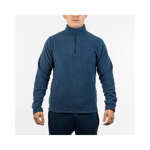 Diadora Men Micropolar Half Zip Sweater - Navy - Marino — Macri