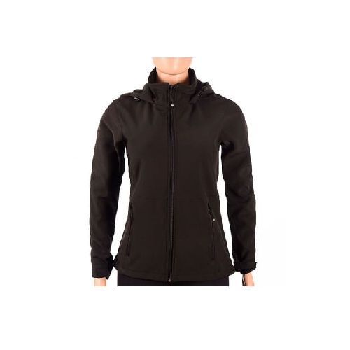 Campera De Neopreno Dama Abrigo AE Negra - MundoTrabajo