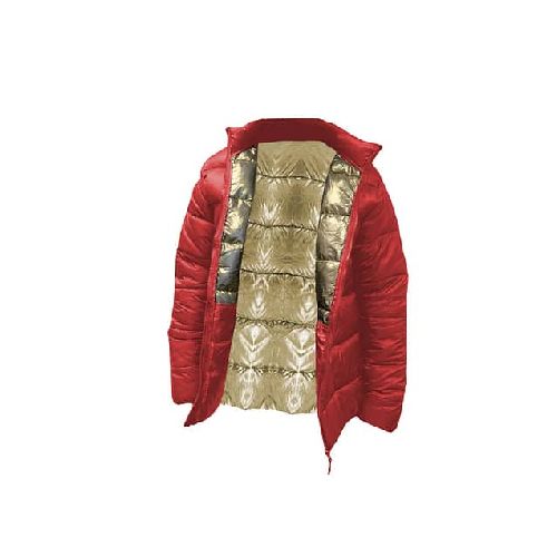 Campera Inflada Unisex Roja Forro Aluminizado Omni Heat - MundoTrabajo