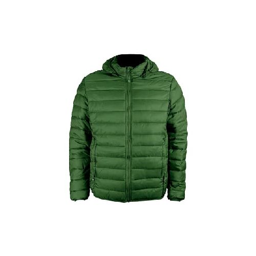 Campera Inflada Caballero Verde Militar - MundoTrabajo