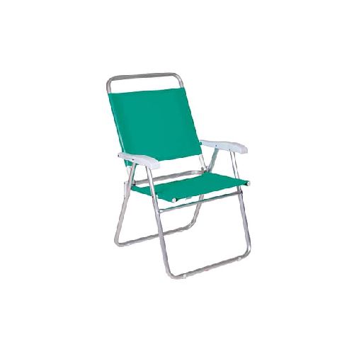 Silla Playera Mor Aluminio Master Plus Verde - MundoTrabajo