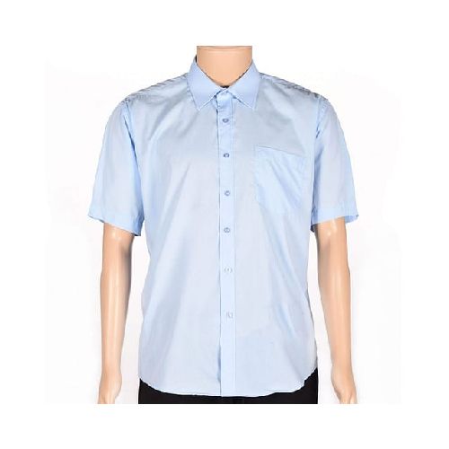 Camisa Ejecutiva Hombre Celeste Manga Corta - MundoTrabajo