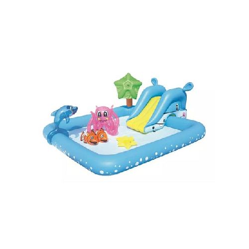 Piscina Inflable Interactiva Infantil Acuario Bestway - MundoTrabajo