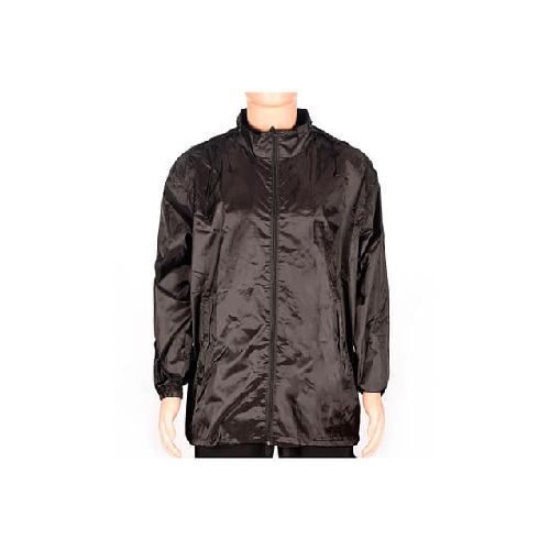 Campera Impermeable Lluvia Negra - MundoTrabajo