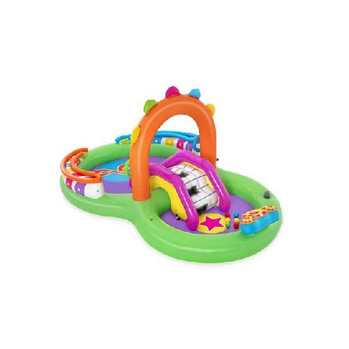 Piscina Inflable Interactiva Infantil Ovalada Música Bestway - MundoTrabajo