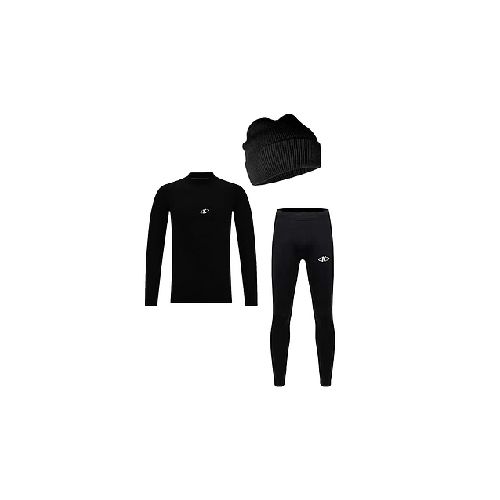 Conjunto Deportivo Térmico Camiseta + Calza Larga + Gorro - MundoTrabajo