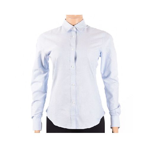 Camisa Vestir Formal Oxford Dama Celeste - MundoTrabajo