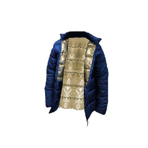 Campera Inflada Unisex Azul Forro Aluminizado Omni Heat - MundoTrabajo