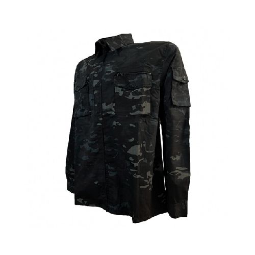 Camisa Militar Camuflada Manga Larga Ripstop - MundoTrabajo