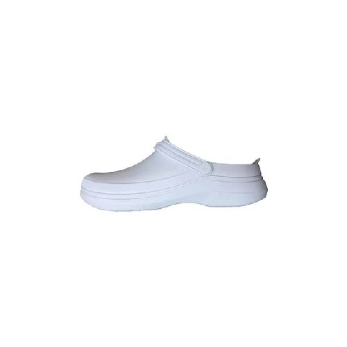 Zapato Zueco De Goma Anti Deslizante Blanco - MundoTrabajo