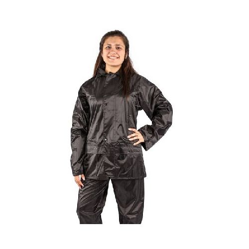 Equipo De Lluvia Impermeable PVC Reforzado Negro - MundoTrabajo