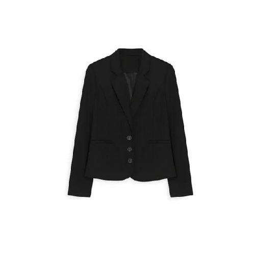 Blazer De Vestir Trabajo Negro Dama - MundoTrabajo