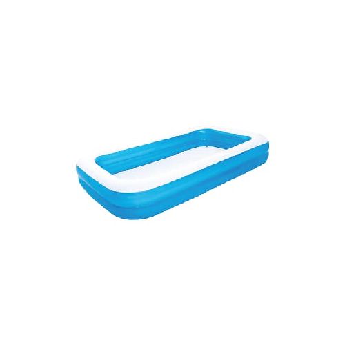 Piscina Inflable Rectangular Azul 2 Aros Infantil Bestway - MundoTrabajo