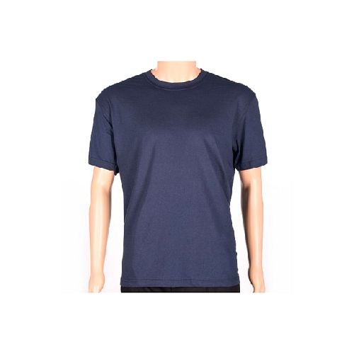 Remera Básica De Trabajo Unisex Azul - MundoTrabajo