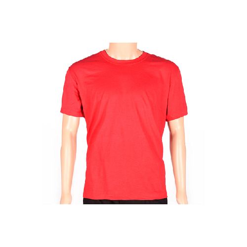 Remera Básica De Trabajo Unisex Rojo - MundoTrabajo