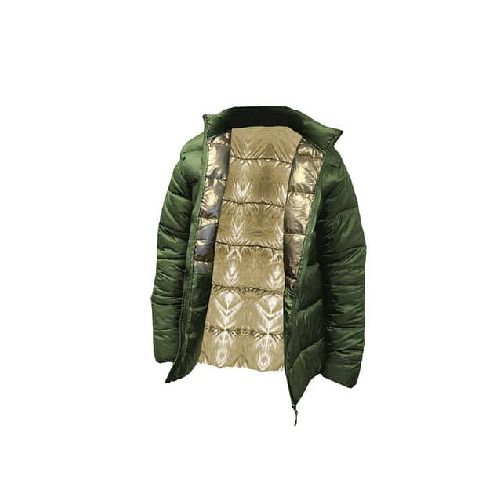 Campera Inflada Unisex Verde Forro Aluminizado Omni Heat - MundoTrabajo