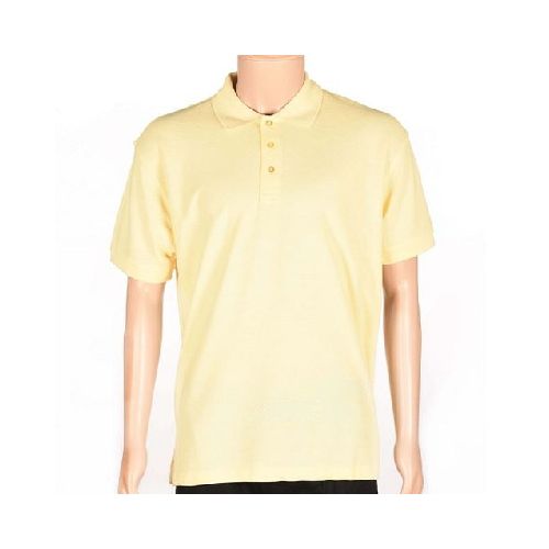 Remera Polo Manga Corta Hombre Amarillo - MundoTrabajo