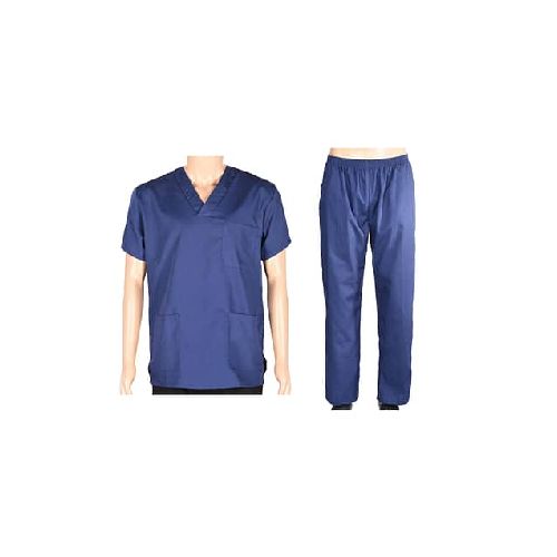 Conjunto Médico Enfermero Casaca Pantalón Azul Marino - MundoTrabajo