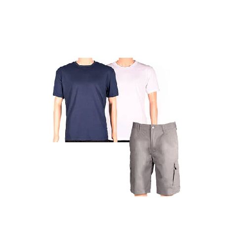 Combo Bermuda Cargo + 2 Remeras Classic - MundoTrabajo