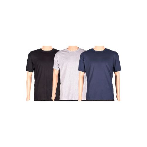 Remera Básica Manga Corta Pack X3 - MundoTrabajo